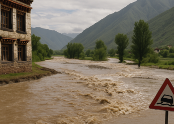 China suspendió las labores de rescate en Tíbet por el riesgo de nuevas inundaciones y endureció las restricciones de acceso a la región