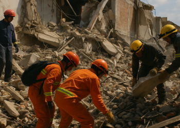 En carrera contrarreloj rescatistas intensifican búsqueda buscan a sobrevivientes del terremoto en Colombia
