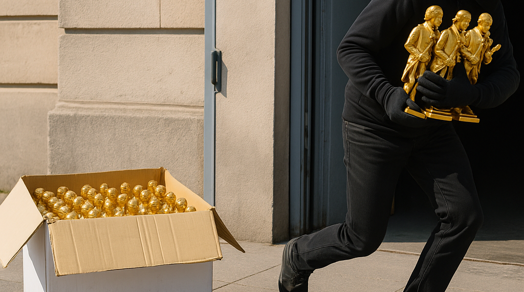 210 gold-colored Mozart statuettes stolen from Austrian hometown exhibit