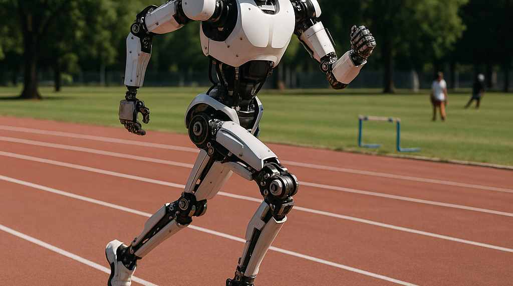Un robot humanoide chino superó el récord mundial de Usain Bolt en los 100 metros
