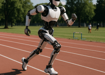 Un robot humanoide chino superó el récord mundial de Usain Bolt en los 100 metros