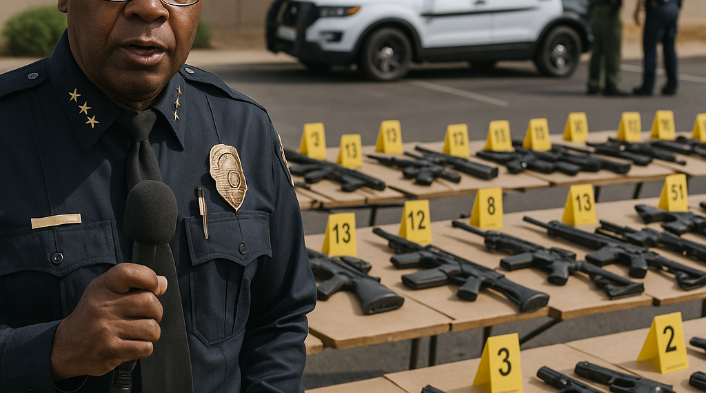 Ronald Johnson informa sobre el desmantelamiento de redes de tráfico de armas en Arizona