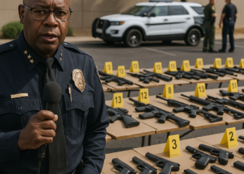 Ronald Johnson informa sobre el desmantelamiento de redes de tráfico de armas en Arizona