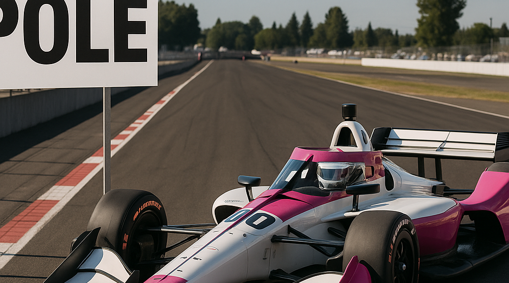 Rosenqvist se queda con la pole en Portland