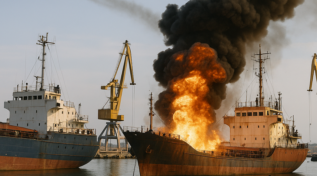 Rusia golpeó barcos y puertos ucranianos tras rechazar una tregua a los ataques en el mar Negro