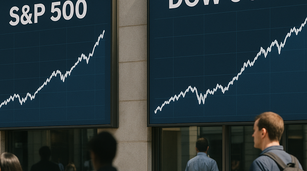 El S&P 500 y el Dow Jones cerraron con nuevos récords tras el repunte de las acciones y la baja del crudo