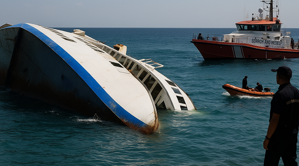 Al menos seis muertos tras el naufragio de un ferry con capacidad para 270 personas en el norte de Chipre