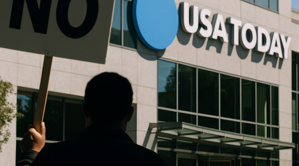 USA Today Co. unions call on the company to cut ties with Palantir
