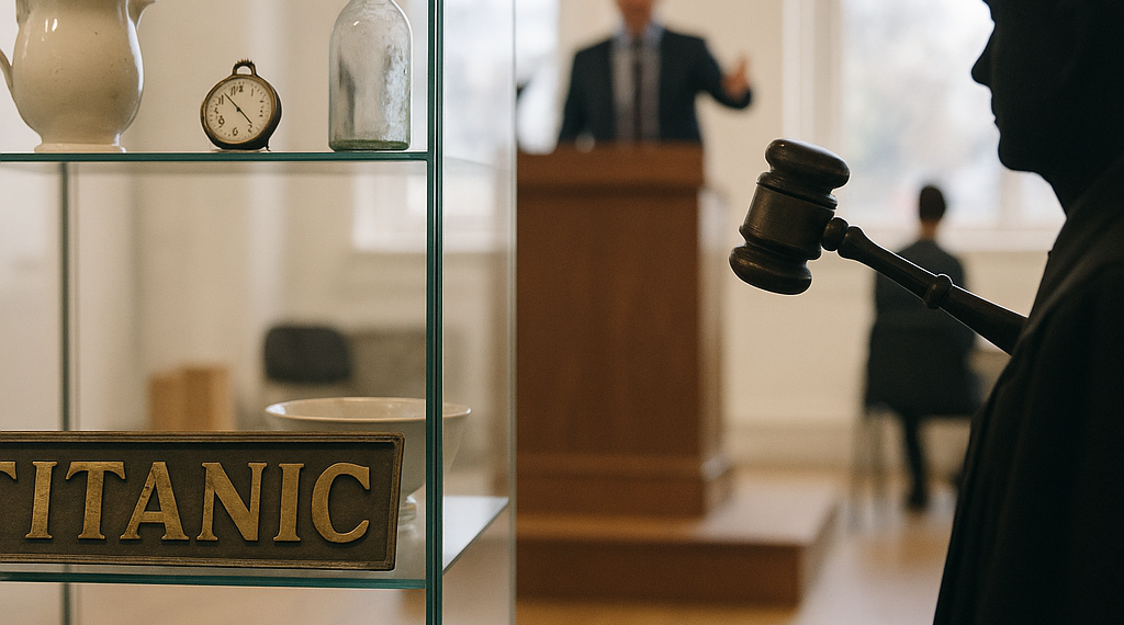 Auction of over 100 Titanic artifacts is blocked by a federal judge