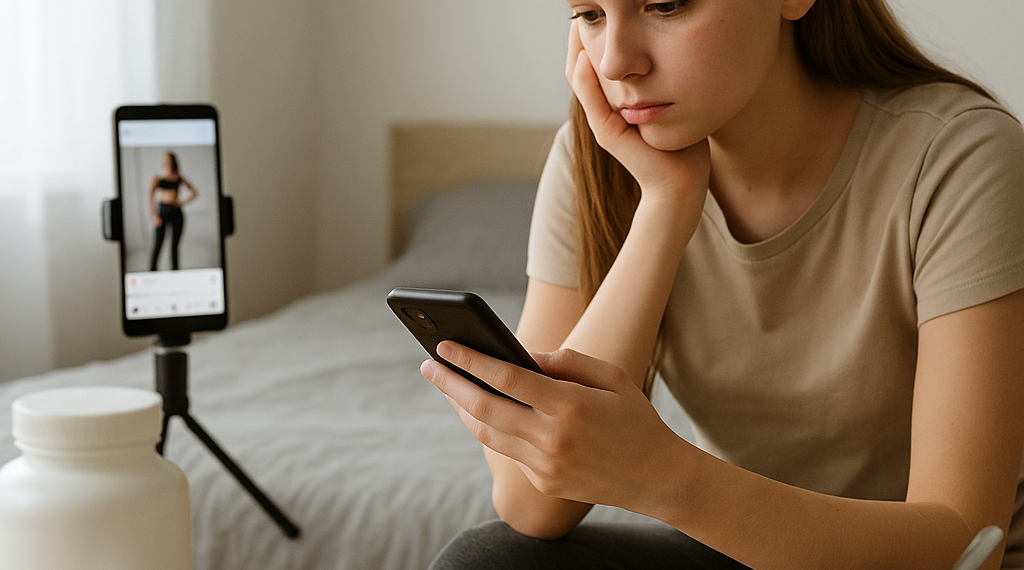Proteínas en polvo, TikTok y trastornos alimentarios: Lo que hacen algunos adolescentes tras el gimnasio