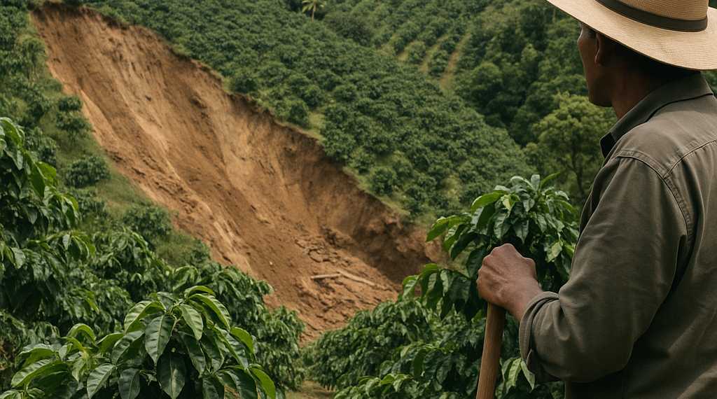 Terremoto retrasa flujo de café colombiano
