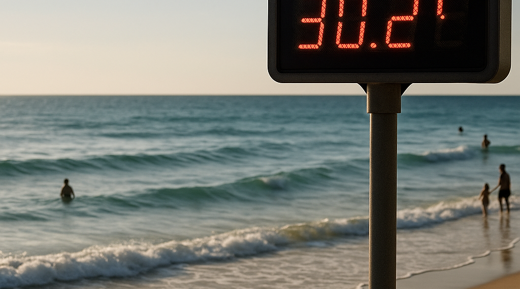 La temperatura media diaria de la superficie del mar registra nuevo récord de 21.1 grados Celsius