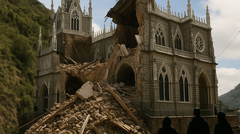 Earthquake damages Colombia’s tallest church - The Art Newspaper