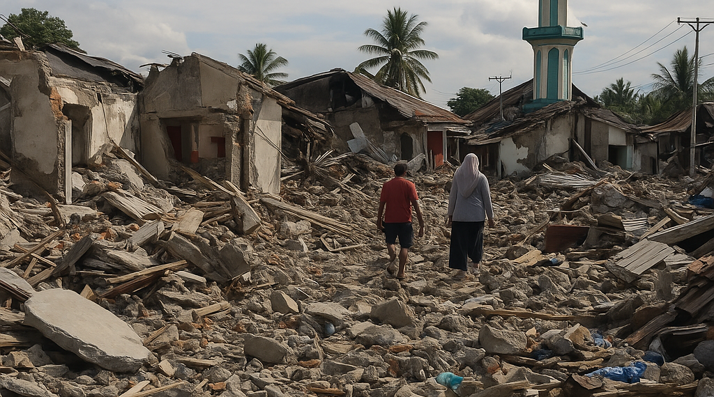 Sismo de magnitud 7.7 sacude el este de Indonesia