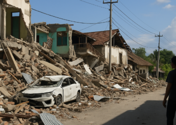Sacude sismo de 7.7 a Indonesia