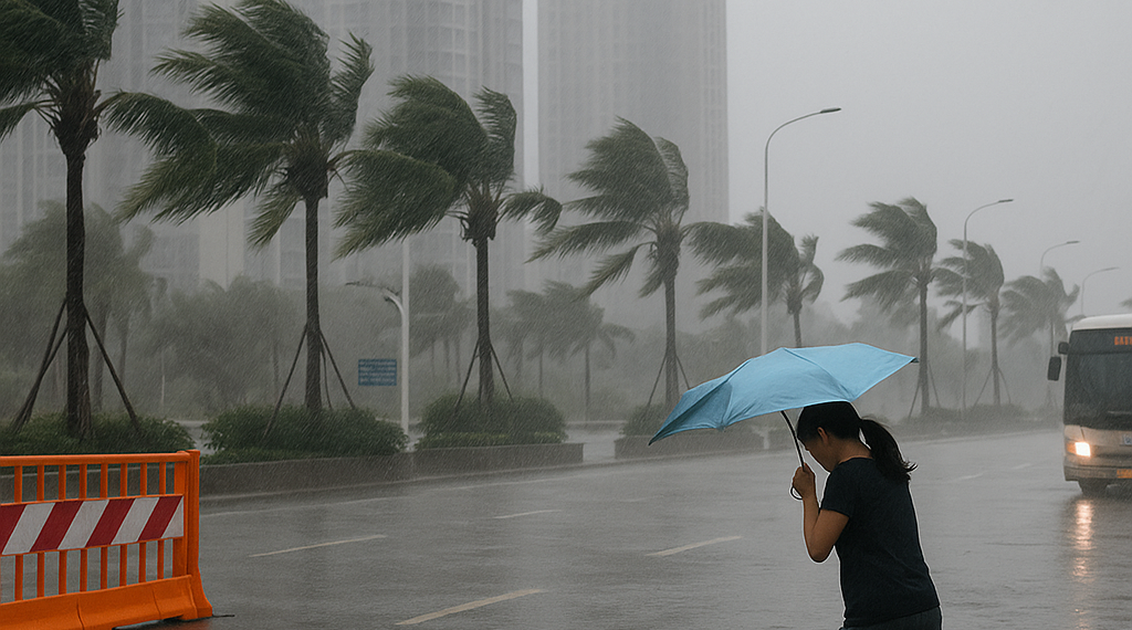 El tifón Dolphin tocó tierra en el este de China: hay evacuaciones masivas y más de 1.000 vuelos cancelados