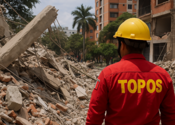 Llegan Topos Aztecas a Colombia para ayudar tras sismo