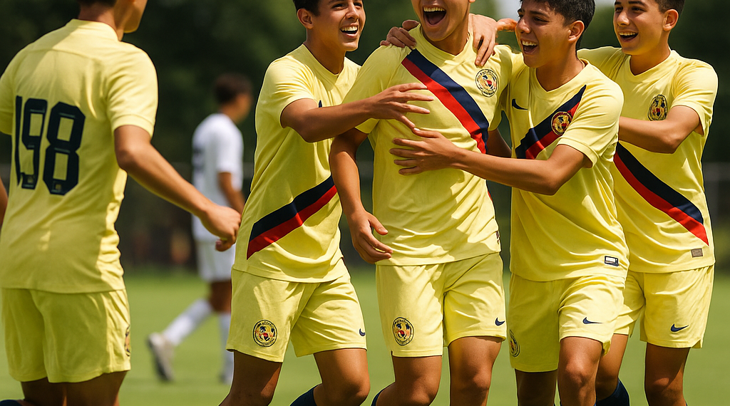 Golea América juvenil al Atlético de San Luis y son líderes