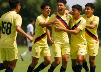 Golea América juvenil al Atlético de San Luis y son líderes
