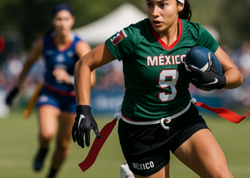 Paso perfecto de México varonil en Mundial de Flag Football