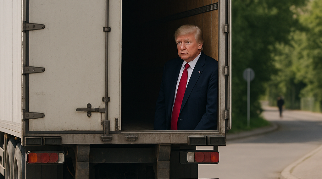 Salió Trump de Turquía escondido en camión de comida