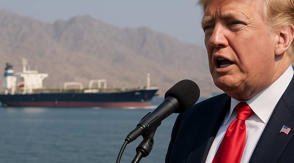 Asegura Trump que EU controla Ormuz