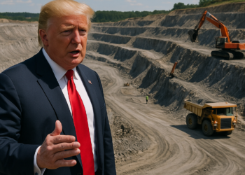 Trump anunció que EU invertiría 3,000 millones de dólares en proyectos mineros para reforzar defensa