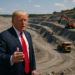 Trump anunció que EU invertiría 3,000 millones de dólares en proyectos mineros para reforzar defensa