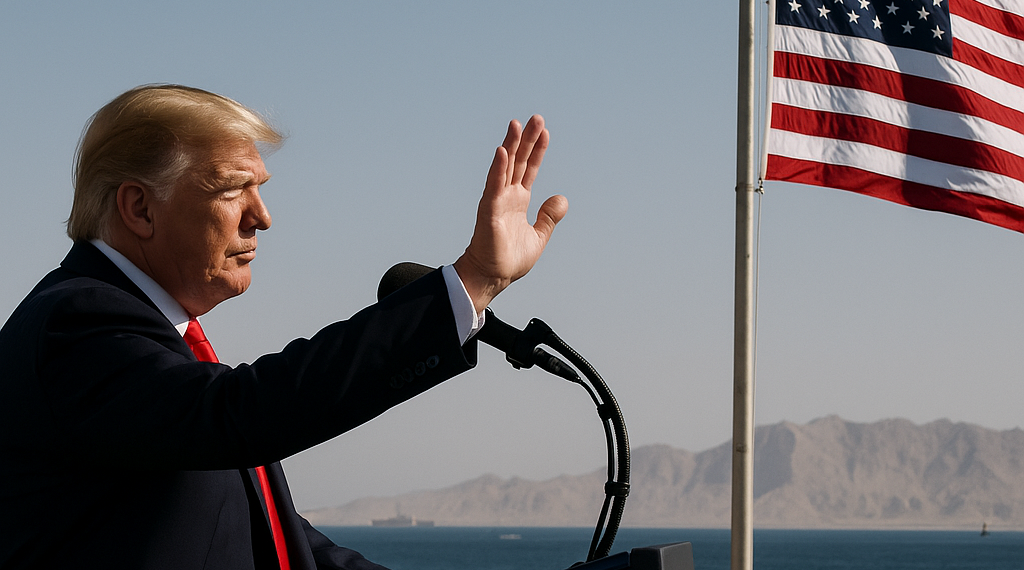 Trump dice que declarará el estrecho de Ormuz territorio de EU