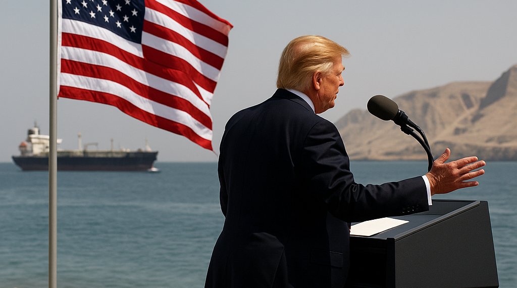 Trump dice que declarará el estrecho de Ormuz territorio de EU