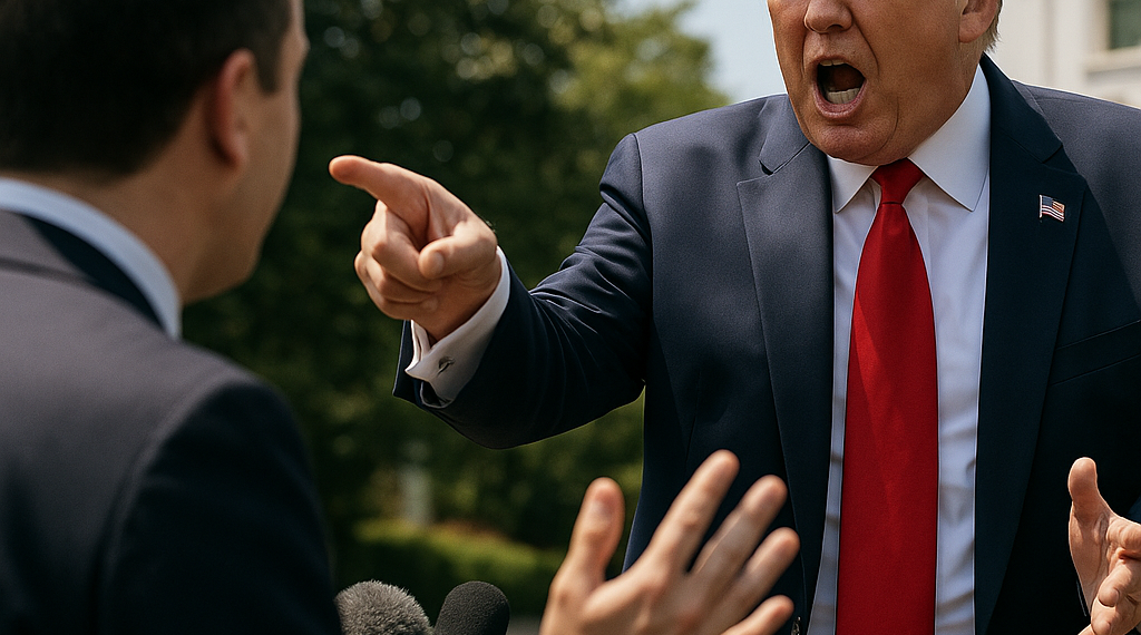 Trump ataca a periodista por preguntar sobre una asistente