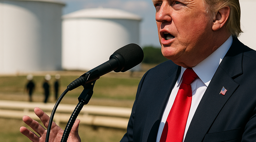 Trump anuncia control de reservas petroleras