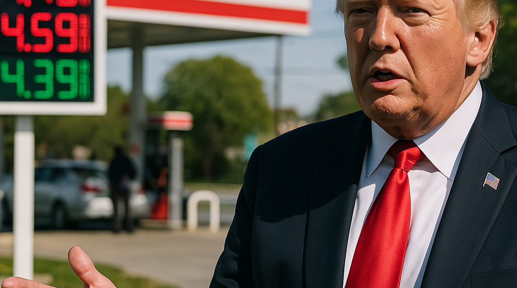 Trump exige a las petroleras que bajen los precios de la gasolina y regaña al CEO de Chevron