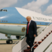 Confirma Trump haber bajado del Air Force One por amenaza