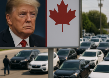 Reduce Trump de 25 a 15% arancel a autos de Canadá