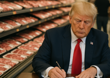 Trump firma un decreto para hacer frente a altos precios de la carne vacuna en Estados Unidos