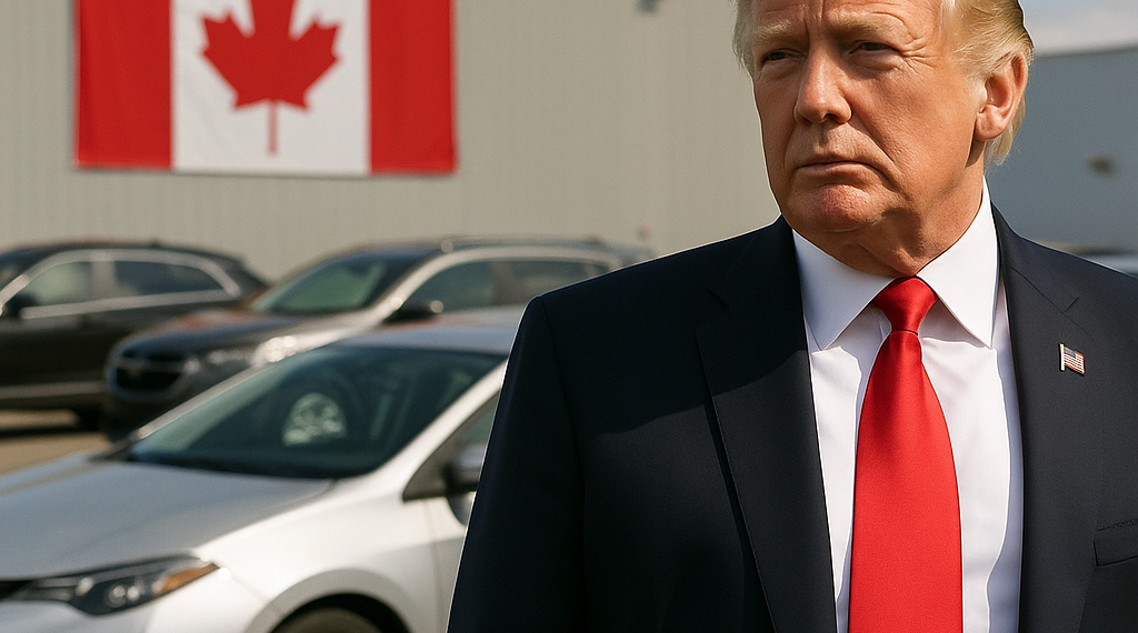 Bajaría Trump a 15% arancel a autos importados de Canadá