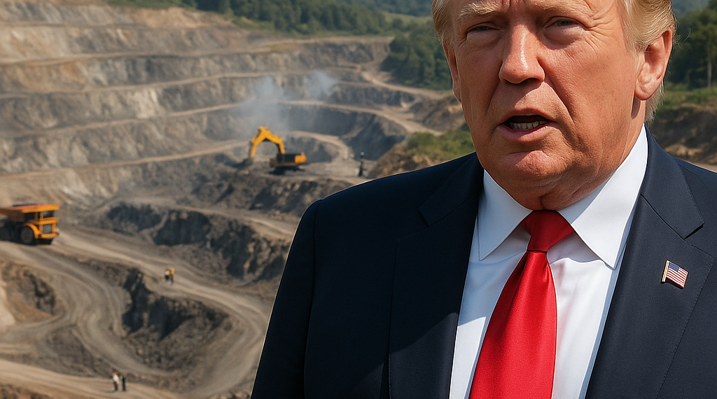 Trump anuncia inversión minera de 3,000 mdd
