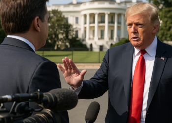Trump manda a callar a reportera de CNN que le preguntó sobre Corea del Norte