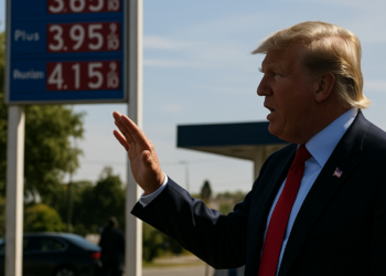 Trump exige a las petroleras que bajen los precios de la gasolina y ragaña al CEO de Chevron