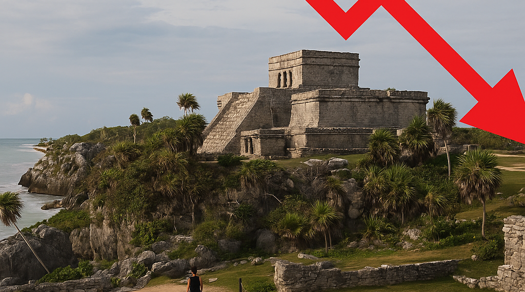 Aeropuerto de Tulum reporta caída de doble dígito