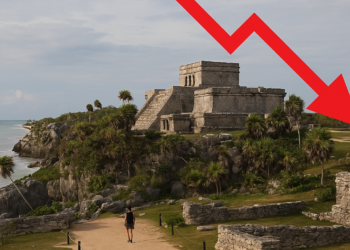 Aeropuerto de Tulum reporta caída de doble dígito