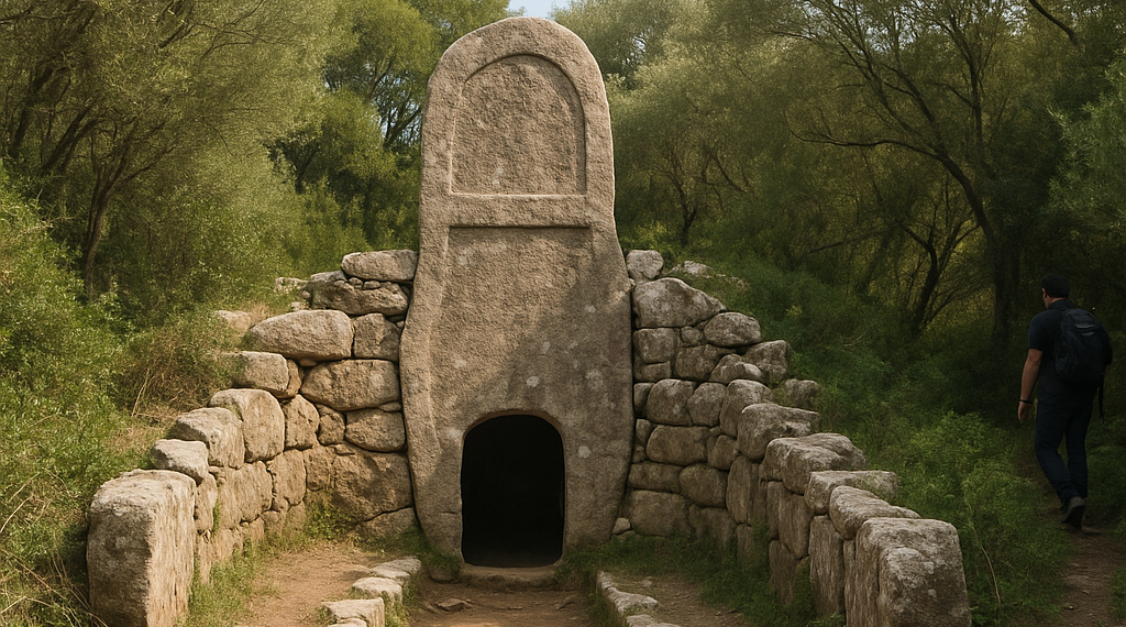 Bronze Age Tomb Discovered Amid Dense Vegetation in Sardinia