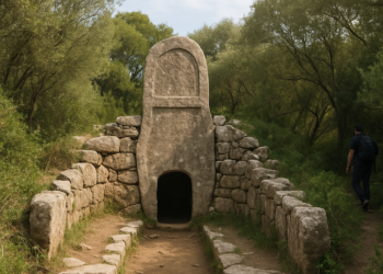 Bronze Age Tomb Discovered Amid Dense Vegetation in Sardinia