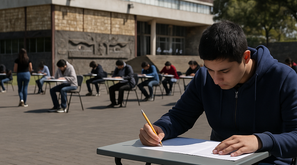 Estima UNAM llegará a 20% ausentismo en examen