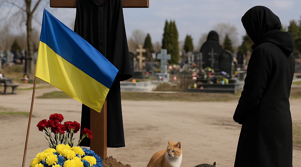 Ucrania rindió homenaje al “recolector de almas”, que murió recuperando cadáveres de la guerra