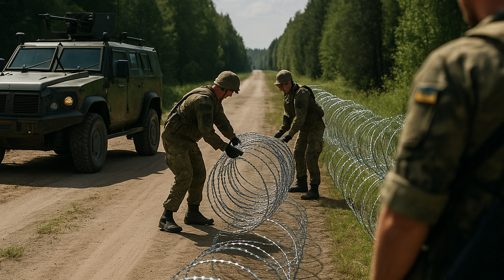 Ucrania refuerza su frontera con Bielorrusia por temor a un posible ataque