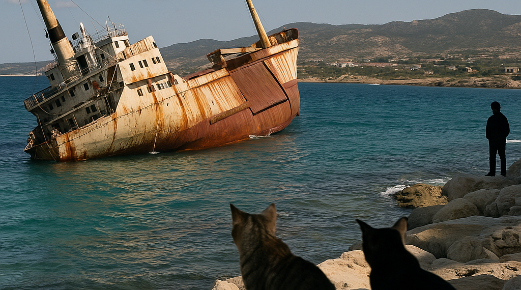 Un ferry naufraga en el norte de Chipre