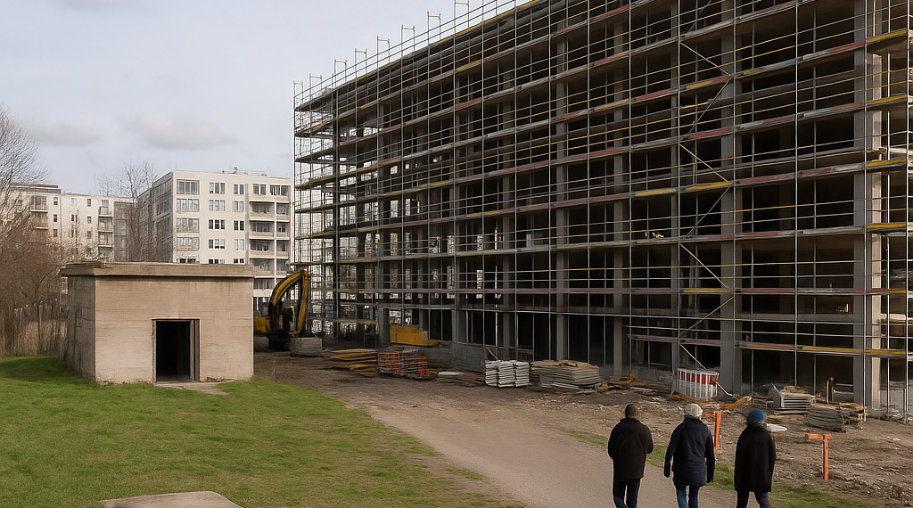 Un proyecto inmobiliario amenaza los restos del búnker de Hitler en Berlín