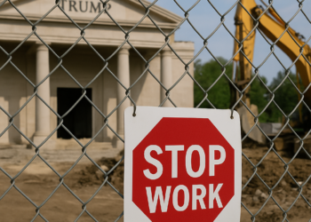 Un tribunal federal ordena detener la construcción del salón de baile de Trump: "El presidente es un inquilino temporal de la Casa Blanca, no el propietario"